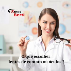 óculos; lente de contato