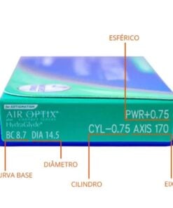 Alternative view of Air Optix Plus Hydraglyde Astigmatismo