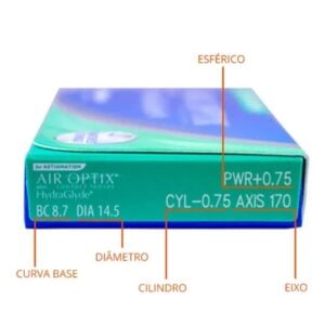 Alternative view of Air Optix Plus Hydraglyde Astigmatismo